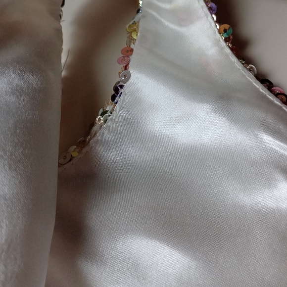 American Princess 🪄 Girls Formal Event Party Dress + Pink Hair Accessory - Picture 7 of 11